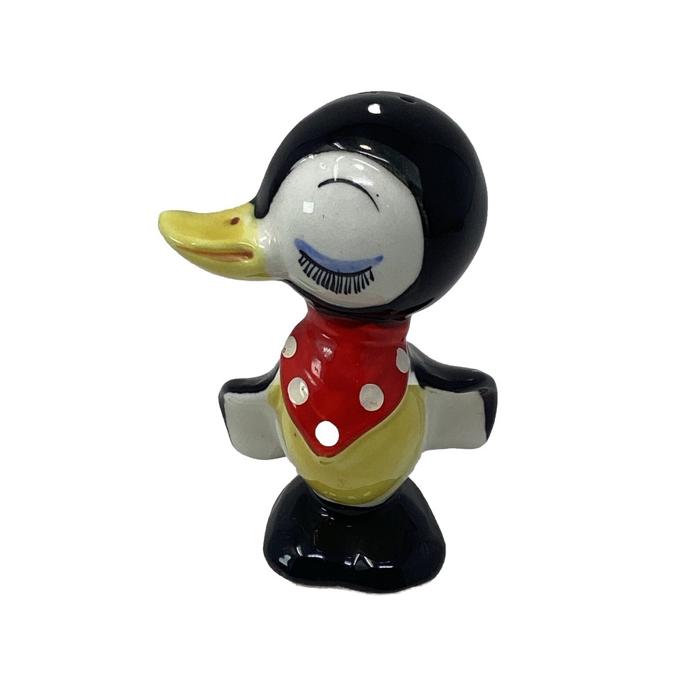 VTG Artmark (1) Japan Penguin Salt Or Pepper Shaker bandana & bows Replacement